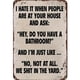 thumbnail image 1 of Frase Placa Metal Vintage Pintura Hierro Rectangular Arte Pared Del 20 X 30 Cm, 1 of 9