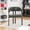 Green, variant on Resenkos Contemporary Dining Seats 2 Pack, Faux Leather Tub Chair With Curved Back & Arms Metal Base For Kitchen Cafe & Bistro, Green