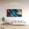 thumbnail image 2 of Cuadro Decorativo Canvas Abstracto Corriente Turquesa 120x60, 2 of 3