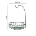thumbnail image 3 of Iron Fruit Basket Bowl Countertop Banana Hanger Storage kitchen counter Green Small, 3 of 9