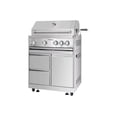 thumbnail image 2 of Thor Kitchen 32'' Outdoor Grill Cabinet with Storage Drawers, Stainless Steel, 2 of 5