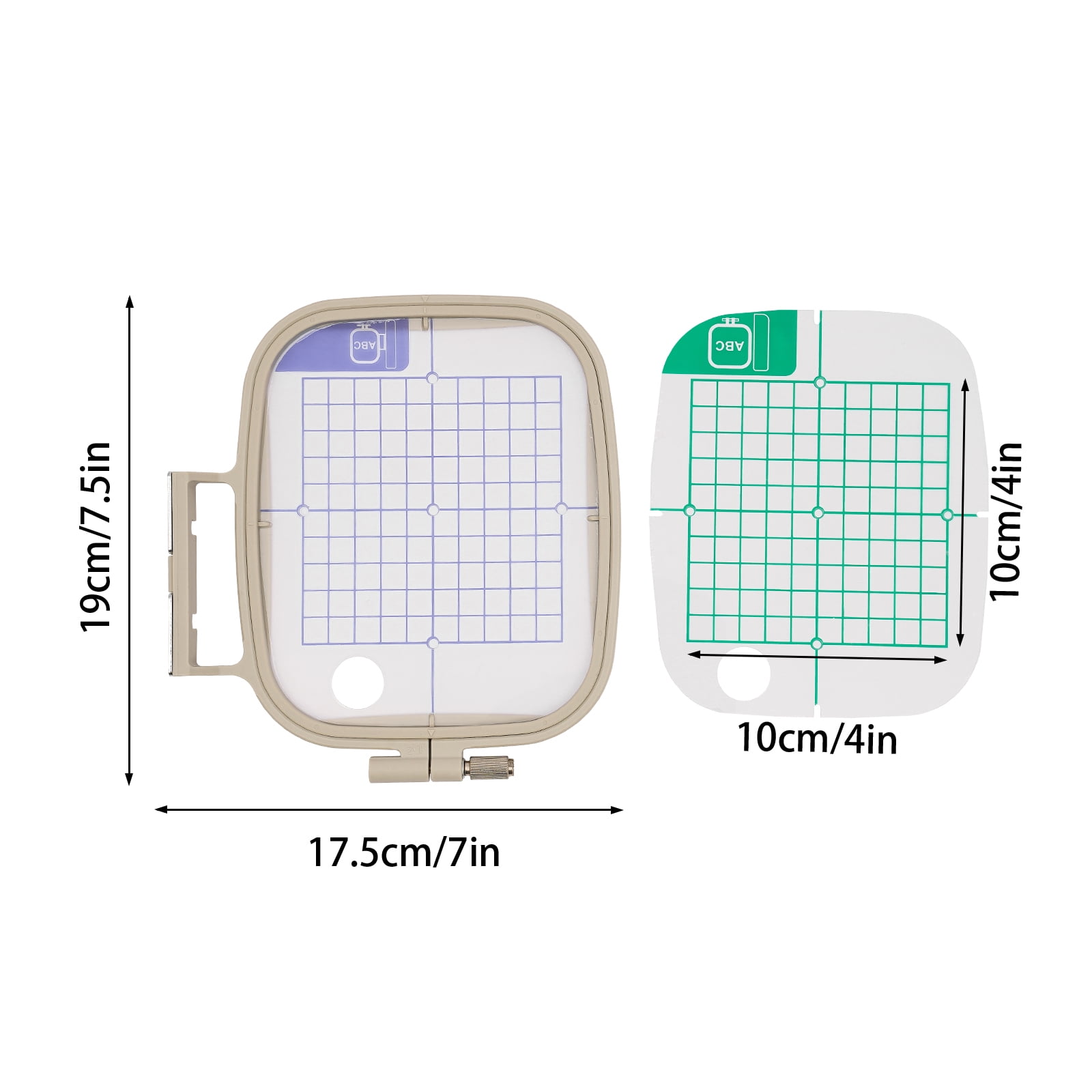 Embroidery Machine Hoop, 4 in 1 Set Embroidery Machine Hoop, Set of 4 Embroidery Machine Hoops