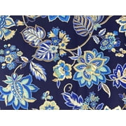 Waverly Inspirations 45 100% Cotton Printed Sewing & Craft Fabric By the Yard, Floral Blue