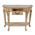 thumbnail image 3 of Butler Specialty Kimball 36" Demilune Wood Console Table In Antique Beige, 3 of 7