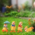 thumbnail image 4 of Chubasquero con , decoración dimensional de encantador, adornos de jardín de hadas magnéticos, figura de , modelo, pegatina para refrigerador para la familia Amarillo Zulema Figuras de pato en miniatura, 4 of 7