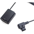thumbnail image 4 of Foto4easy Cable adaptador de corriente extensible NP-FZ100 Batería ficticia a conector D-Tap Adaptador para cámara digital Sony A6600 A7III A7RIII A7SIII A7RM4 A9 ILCE-9 II, 4 of 4