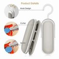 thumbnail image 3 of Mini Bag Sealer, Portable Sealing Bags Machine, Handheld Heat Food Vacuum Sealer Machine for Snack, Plastic Bags,Storage, 3 of 5