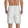 thumbnail image 3 of Kdxio Cute Poodle Dog Print Mens Sleep Shorts Bottoms Soft Comfy Pajama Wear Pants with Drawstring Pockets, 3 of 7