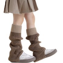 Krdevn Baby Socks - Kids Leg Warmers Knitted Leg Warmers Loose Socks Knee High Leg Warmers for Girls - Socks for Baby Girl,Color:Coffee,Size:One Size