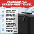 thumbnail image 2 of Flexible Cable Case Lock (1-Pack) - TSA Approved Combination Padlock for Savior, Voodoo, 5.11 & Blackhawk Soft Rifle Cases - Secure Zipper Pulls for Range Bags & Backpacks, 2 of 7