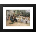 thumbnail image 2 of Hugo Birger 24x18 Black Modern Framed Museum Art Print Titled - The Scandinavian Artists’ Lunch at Cafe Ledoyen, Paris; Varnishing Day 1886 (1886), 2 of 5