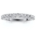 thumbnail image 1 of 1/2ct Diamond Wedding Ring Stackable Womens Anniversary Band 10K White Gold, 1 of 1