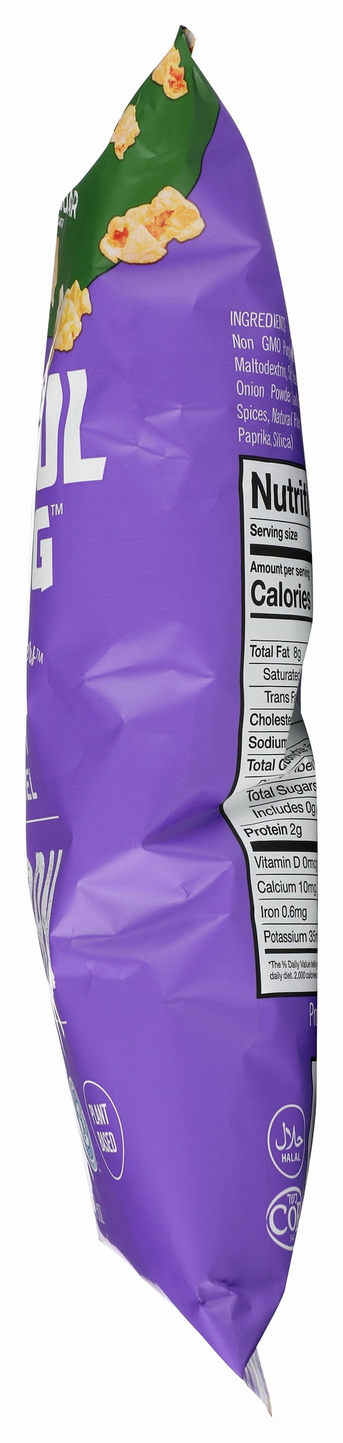 Pack of 9, Purplesful Jalapeño Vegan Cheddar Purple Kernel Popcorn, 4.79 oz