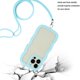 thumbnail image 2 of For iPhone 16 Pro Max Case Wavy Edge Design PC + TPU Shockproof Phone Cover with Adjustable Lanyard, 2 of 4
