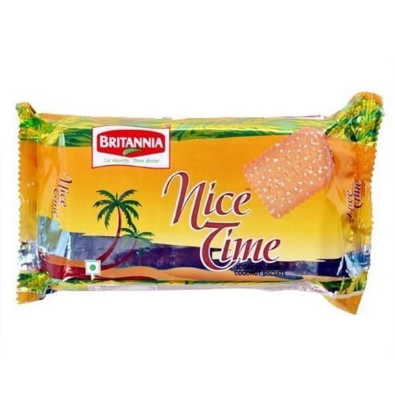 Britannia Nice Time Coconut Cookies 80 gms - Biscuits & Cookies