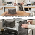 thumbnail image 2 of 12 Pack Kitchen Washcloths, 13"x13" Large Thick Dishcloths for Drying Dishes, Ultra Soft Microfiber Towels Quick Dry Super Absorbent Wash Cloths Set for Kitchen Cleaning (Dark Brown), 2 of 9