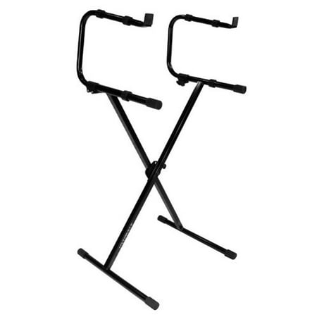Ultimate IQ1200 2 Tier X Style Keyboard Stand (Best Two Tier Keyboard Stand)