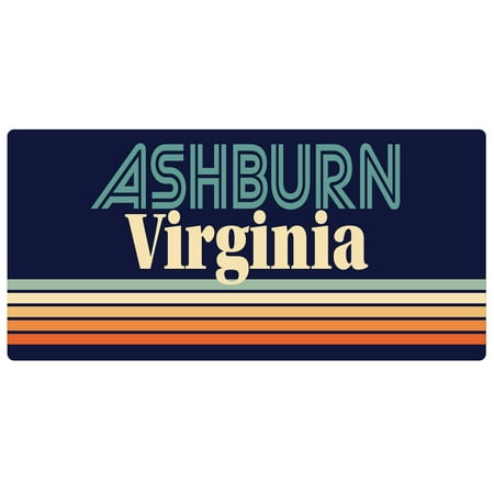 

Ashburn Virginia 5 x 2.5-Inch Fridge Magnet Retro Design