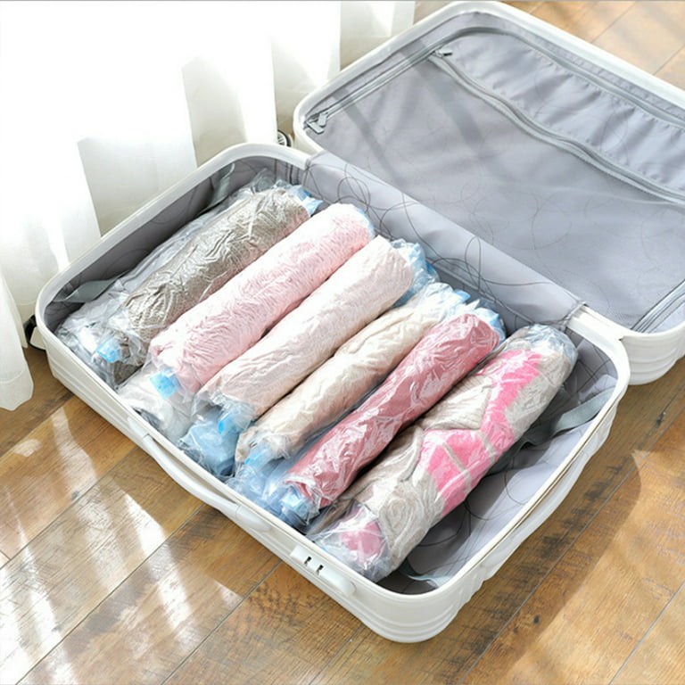 Vacuum Storage Bags for Clothes Blanket Travel Space Saving Compression Seal  Bag