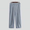 thumbnail image 3 of INCERUN Men's Loose Drawstring Harem Pants Casual Wide Leg Trousers Long Pants, 3 of 6
