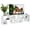 White, variant on YANGLI 3-Piece Modular TV Stand, DIY Open Storage Bookcase, Fits 50-65" TVs, Minimalist Modern, White