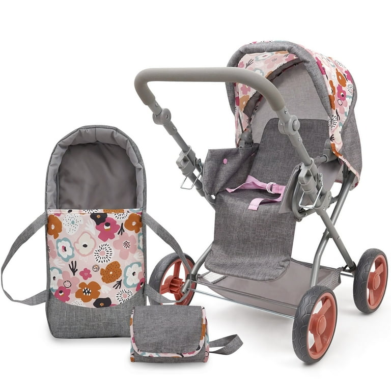 509 Crew Deluxe Twin Doll Play Set | Incluye Cochecito Tándem Y Centro De Cuidado | 17 Piezas Para Dos Muñecas | A Partir De 3 Años