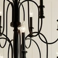 thumbnail image 5 of 52472BK Kichler Lighting Karthe - 12 Light 2-Tier Chandelier In Homestead Style-29.75 Inches Tall and 42 Inches Wide-Black Finish    -Traditional, 5 of 11