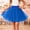 F-76Blue, variant on ZHOGXU Big Kids Girls Skirt Elastic Waist Solid Color Comfortable Stylish Mesh Tutu Skirts For Carnival Party And Daily Wear Blue One Size