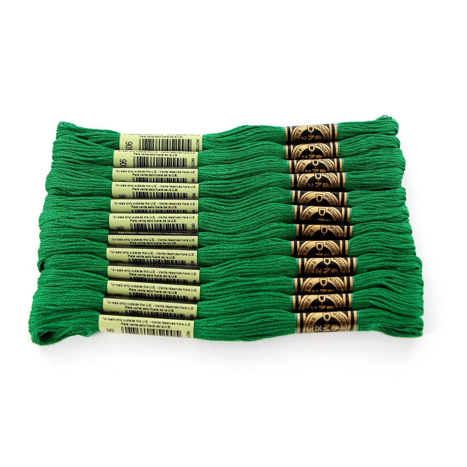 DMC Green Cotton 6 Strand Floss 8m