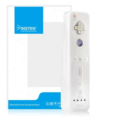 Wii Remote Silicone Skin Case - Insten Silicone Skin Case For Nintendo Wii Remote Controller, White