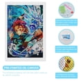 thumbnail image 3 of Demon Slayer Diamond Art Kits for Adults Beginners Round 5D Paint with Diamonds Gem Art Painting Kits for Home Wall Decor Gifts, 3 of 8