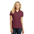 thumbnail image 1 of Port Authority ®  Ladies Core Classic Pique Polo. L100 S Burgundy, 1 of 5