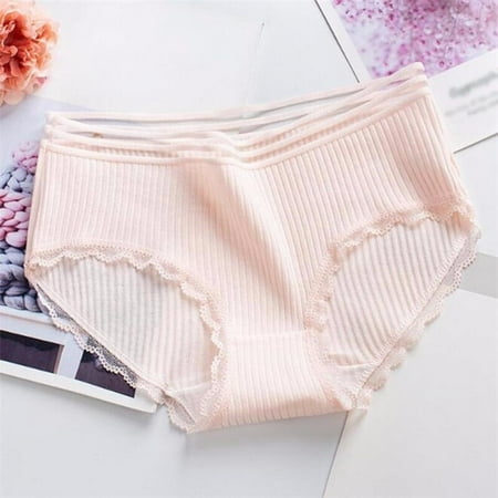 

Clearance!Female Cotton Panty Lace Underwear Seamless Briefs Stretch Bikini Panty