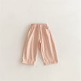 thumbnail image 6 of Tiijoy Baby Minimalist Striped Pants Daily Cotton Loose Elastic Waist Trousers, Sizes 3-4, 6 of 7