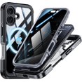 thumbnail image 1 of Funda de Privacidad Magnética para iPhone 16 Plus[Compatible con MagSafe] Pantalla de Privacidad Anti Peep Vidrio Templado Borde Suave de Cuerpo Completo a Prueba de Golpes Anti Espía, 1 of 6