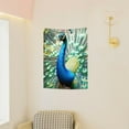 thumbnail image 4 of ZFLMY Peacock Feathers Tapestry Wall Art Home Decor 100% Polyester 30*40in, 4 of 5