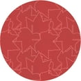 thumbnail image 1 of Ahgly Company Indoor Square Patterned Red Area Rugs, 3' Square, 1 of 6