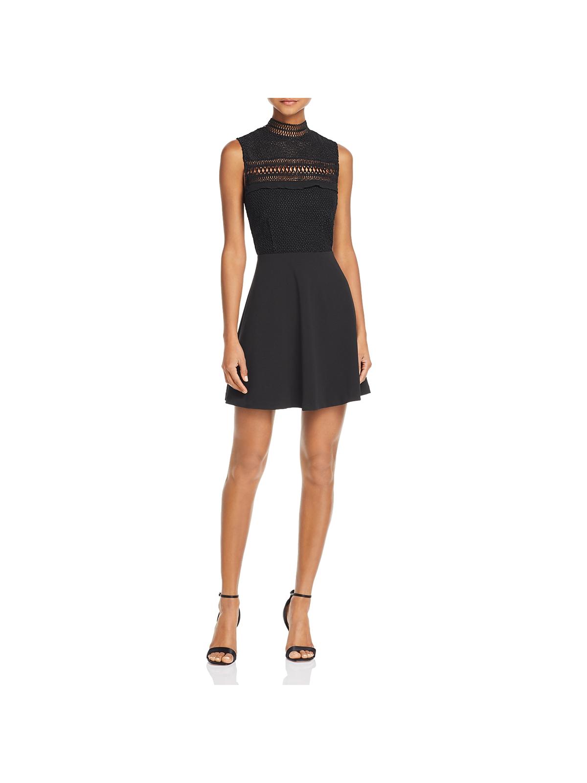 aqua fit and flare dress