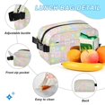 thumbnail image 5 of ALAZA Cute Small Flowers School Backpack Lunch Box Set Student Bookbag, 5 of 7