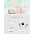 thumbnail image 4 of YOTON Video Baby Monitor with Camera, Auto Night Vision, 2 Way Talk, Lullabies with 2.4 GHz, White, 4 of 9