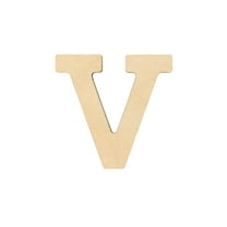 Essentials By Leisure Arts Arts Wood Letter 1.75" Birch V
