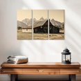thumbnail image 2 of Elephant Stock The Tetons Wall Art - Horizontal Multi Panel Canvas - Living Room Wall Decor - Architecture Multi Panel - Beige And Gray Decor By Stede Bonnett - 23" x 14", 2 of 4