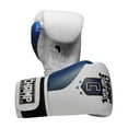 thumbnail image 2 of The Champ Fight Gear Alpha Series Boxing Gloves with Wrist Support for Boxing Kickboxing Muay Thai Training or Sparring Punching Bag Mitts,Blue/White, 14Oz, 2 of 5