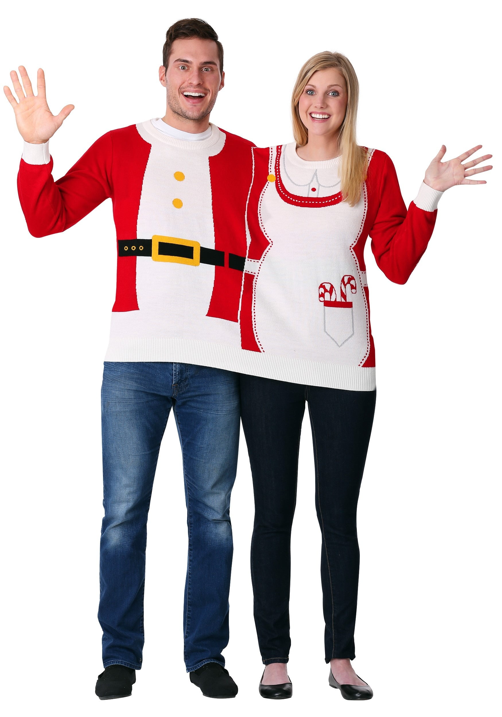 two person holiday sweater