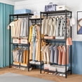 thumbnail image 1 of BEE VIBES Perchero Extra Grande de Metal para Ropa 187 x 44 x 193.5 cm Organizador para Closet Dormitorio y Lavanderia, 1 of 9