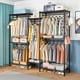 thumbnail image 1 of BEE VIBES Perchero Extra Grande de Metal para Ropa 187 x 44 x 193.5 cm Organizador para Closet Dormitorio y Lavanderia, 1 of 9