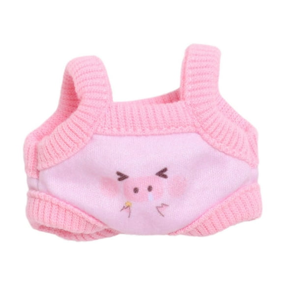 Mono de muñeca, disfraz DIY, ropa encantadora, hecha a mano, ropa para muñecas de 17 cm, muñecas para niñas, regalos para niños, regalos de cumpleaños rosa