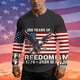thumbnail image 1 of Ceisia Men's USA 250th Anniversary Print Long Sleeve Henley Top Patriotic Casual Commemorative Shirt for All Seasons Multicolor L Gifts, 1 of 9
