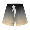 thumbnail image 4 of Womens Casual Shorts Drawstring Summer Elastic Belt Pockets Girls Bottoms Shorts, 4 of 4