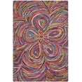 thumbnail image 2 of SAFAVIEH Nantucket Dahila Geometric Flowers Cotton Area Rug, Multi, 5' x 8', 2 of 5